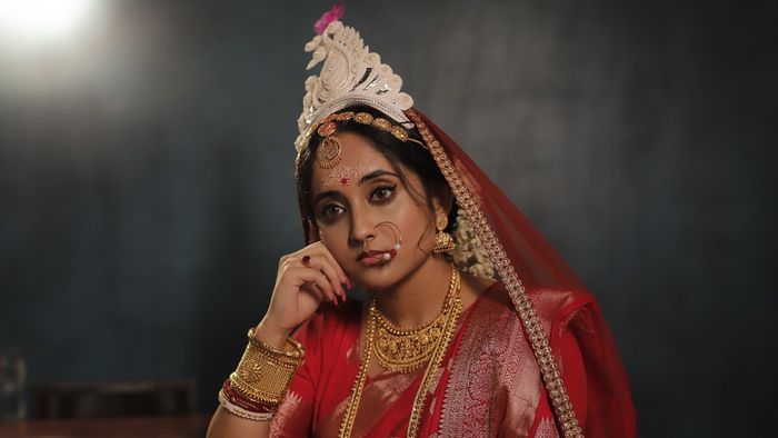 সিরিজের লুকে সৌমিতৃষা কুণ্ডু (ছবি: সংগৃহীত)