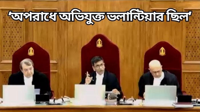 ছবি: সুপ্রিম কোর্টের লাইভস্ট্রিমিং।