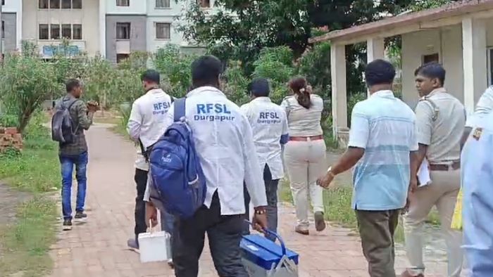 বিশ্বভারতীতে ছাত্রী আত্মঘাতী। -ভিডিওর ছবি