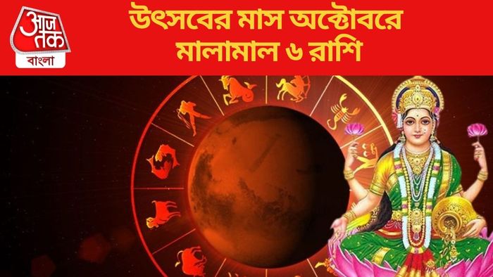 উৎসবের মাস অক্টোবরে মালামাল ৬ রাশি