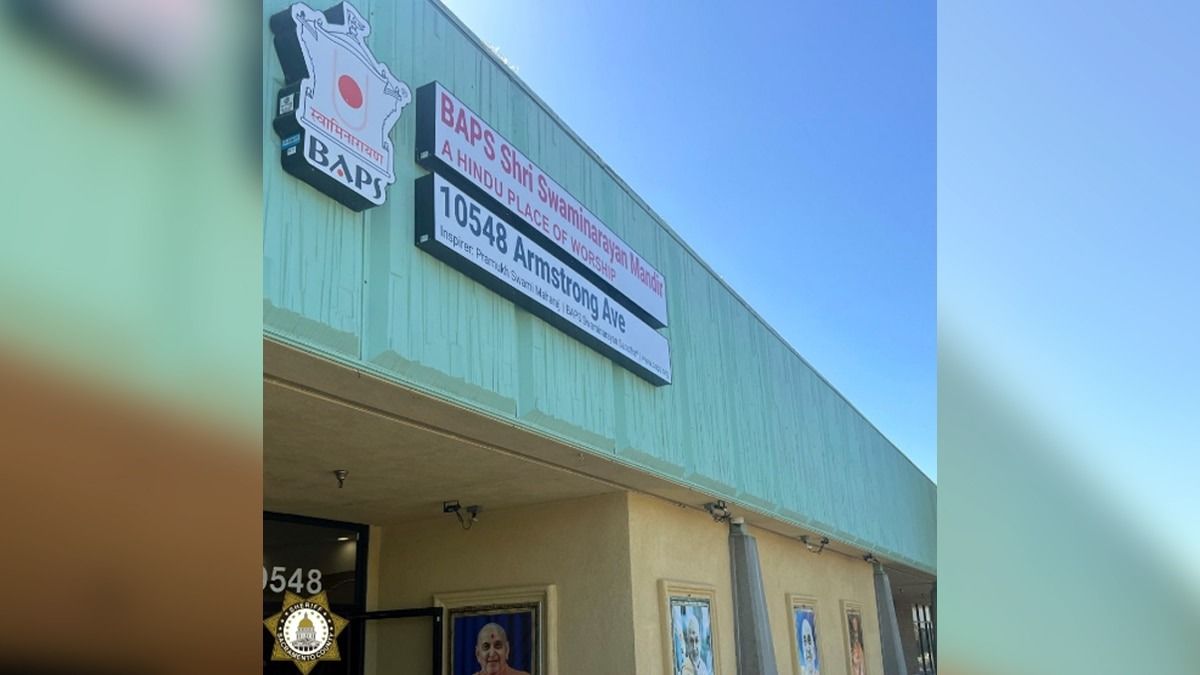 আমেরিকার মন্দিরে 'হিন্দুস গো ব্যাক' বার্তা, ১০ দিনের মাথায় দ্বিতীয়বার 'হুমকি'