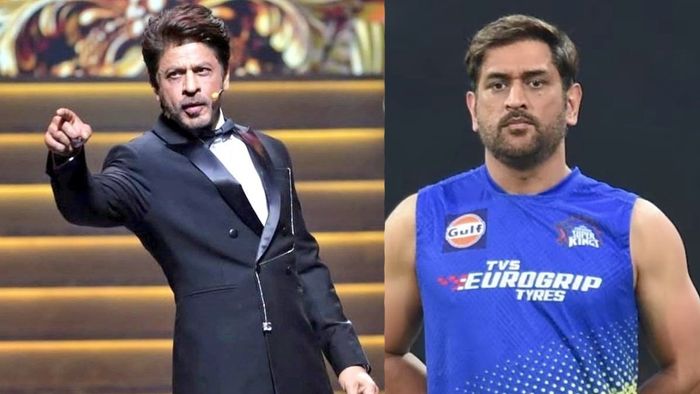 shahrukh khan and ms dhoni