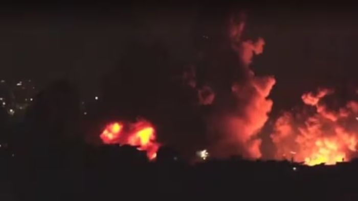 বেরুট বিমানবন্দরের কাছে ভয়াবহ বিস্ফোরণ