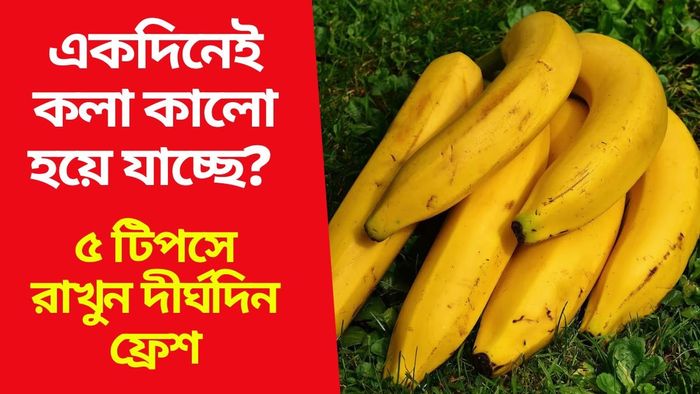 একদিনেই কালো কলা? ৫ টিপসে রাখুন দীর্ঘদিন ফ্রেশ