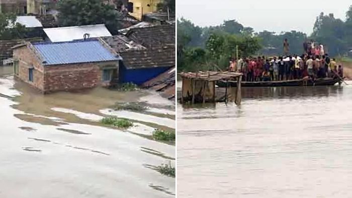 পুজো জলে গেল মালদা-উত্তর দিনাজপুরে, নদী উপচে জলমগ্ন বহু বাড়ি