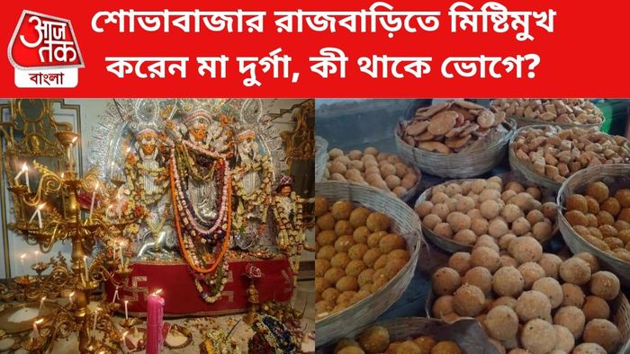 শোভাবাজার রাজবাড়ির পুজো। ফাইল চিত্র।