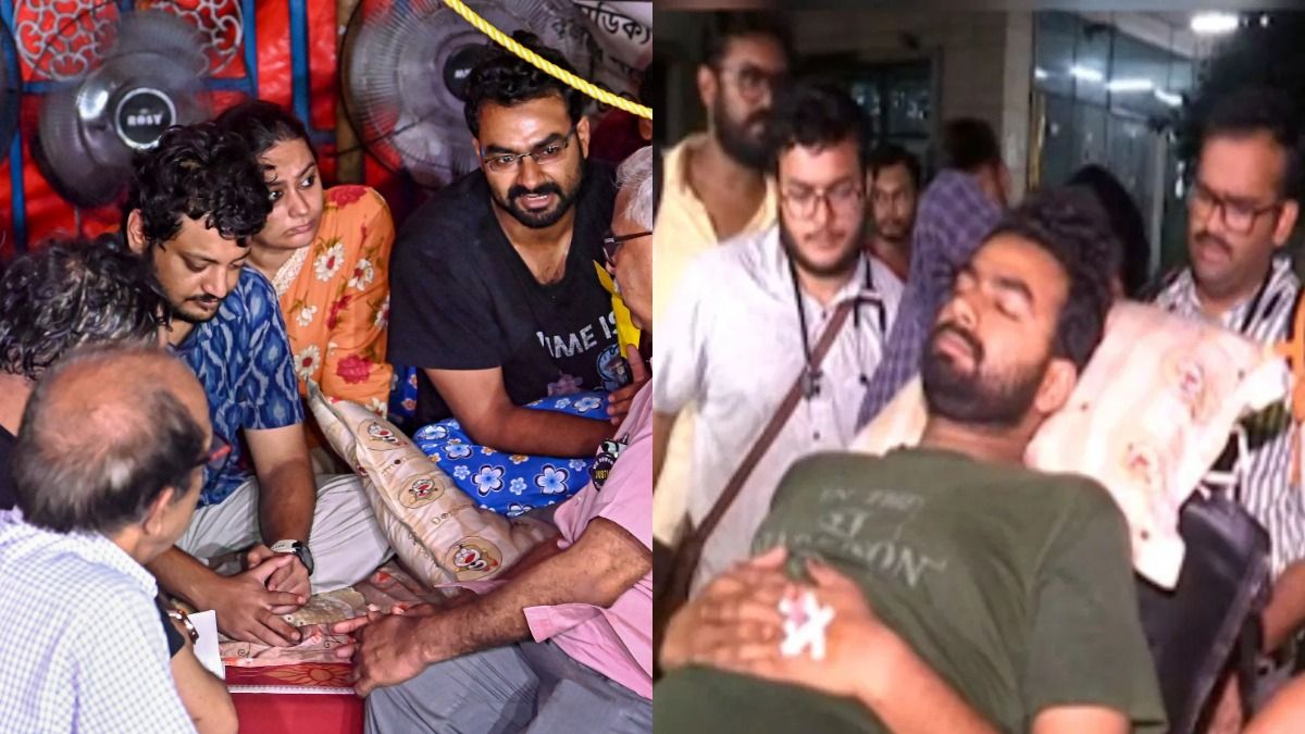 জুনিয়র ডাক্তার অনুষ্টুপের অবস্থা সঙ্কটেই, টানা অনশনে বাড়ছে শারীরিক সমস্যা