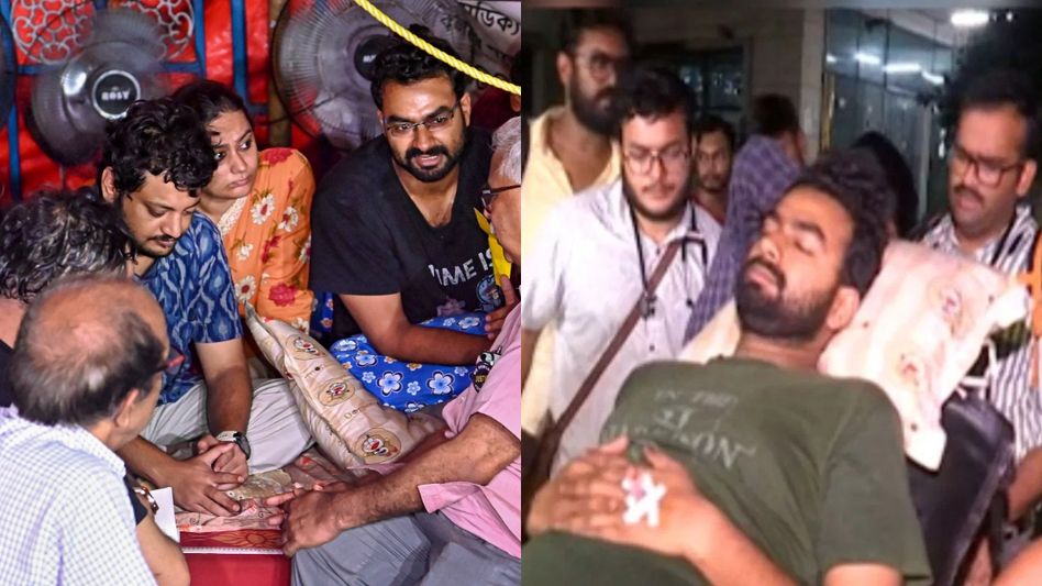 জুনিয়র ডাক্তার অনুষ্টুপের অবস্থা সঙ্কটেই, টানা অনশনে বাড়ছে শারীরিক সমস্যা জুনিয়র ডাক্তার অনুষ্টুপের অবস্থা সঙ্কটেই, টানা অনশনে বাড়ছে শারীরিক সমস্যা