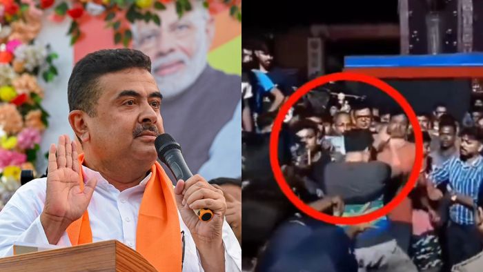 ভিডিও পোস্ট করেছেন শুভেন্দু।-ভিডিও থেকে নেওয়া ছবি