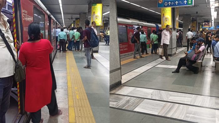 মেট্রো পরিষেবা ব্যাহত