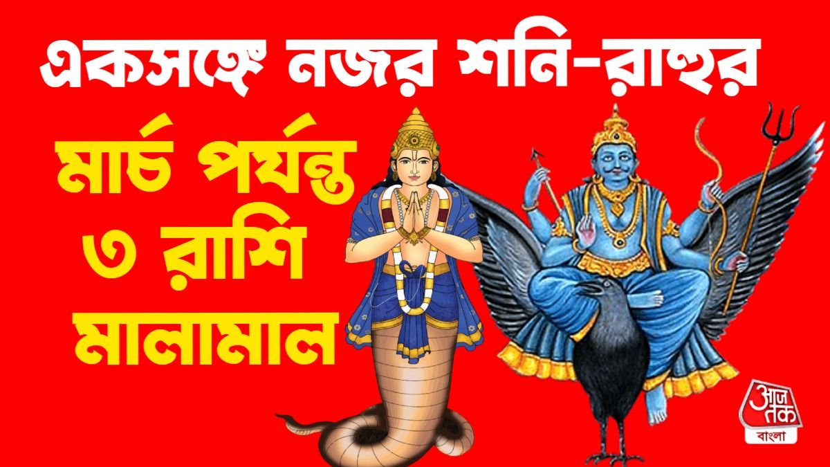 শনি ও রাহুর রাশিফল