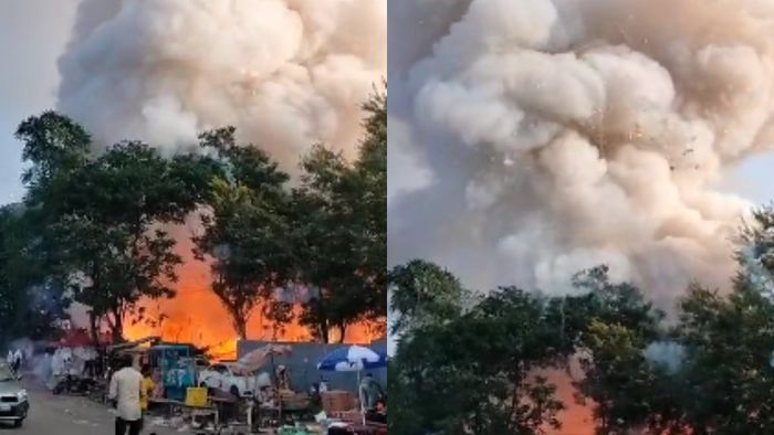 পরপর ৬৬টি বাজির দোকান ভস্মীভূত