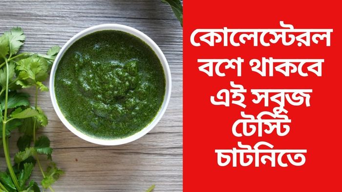 কোলেস্টেরল বশে থাকবে সবুজ চাটনিতে