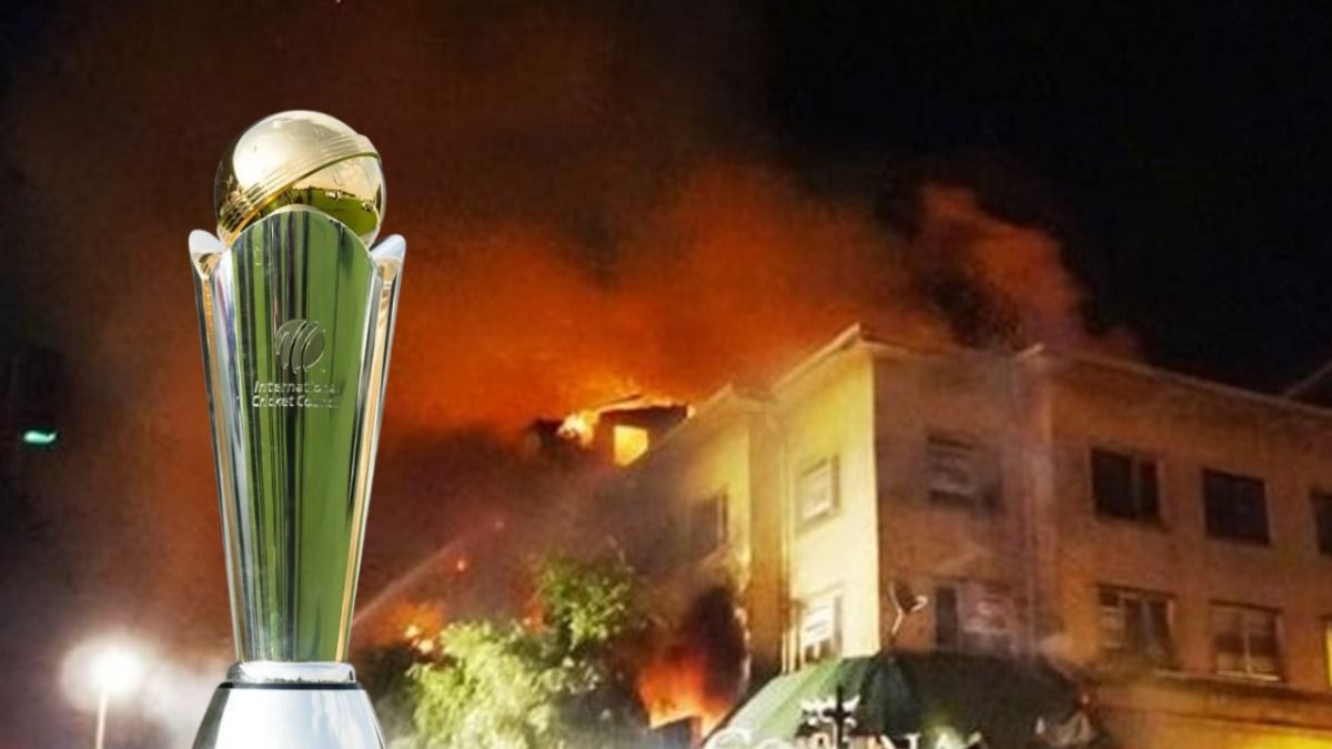 করাচির হোটেলে আগুন