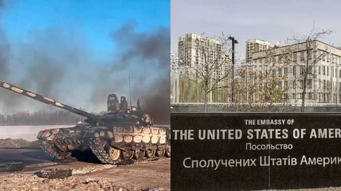 ইউক্রেনের কিভে আমেরিকার দূতাবাস সাময়িক সময়ের জন্য বন্ধ করার কথা ঘোষণা করা হল।