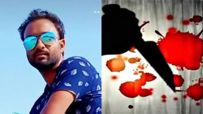 নলি কেটে যুবক খুন।-কোলাজ