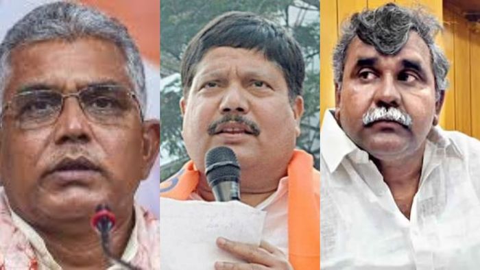 দিলীপ ঘোষ, অর্জুন সিং, জিতেন্দ্র তিওয়ারি।