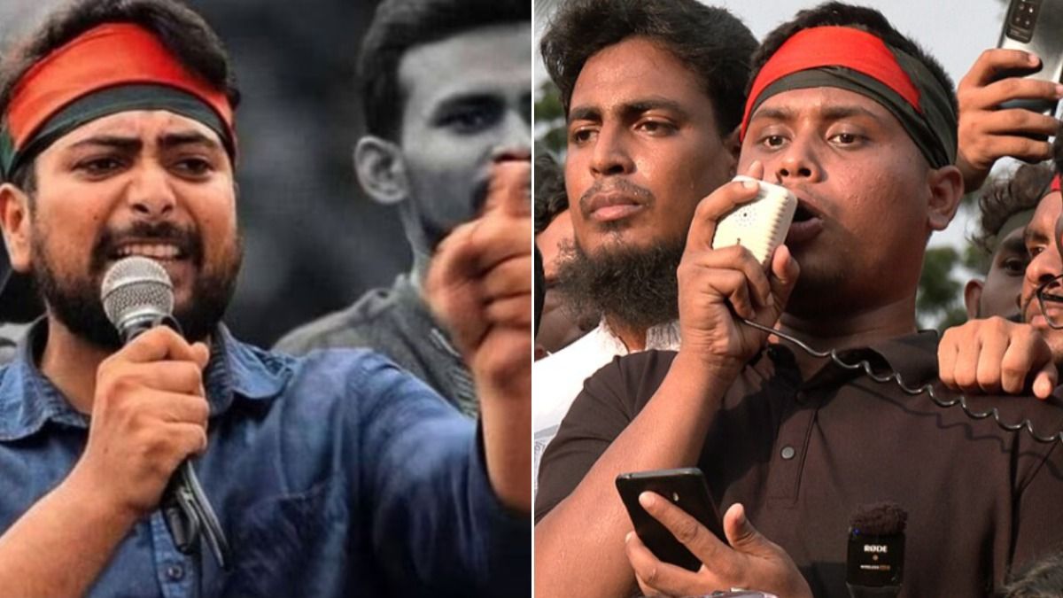 বাংলাদেশের ছাত্রনেতার মুখে 'দ্বিখণ্ডিত' ভারত, বিশ্ব-নিন্দায় চাপে নয়া স্ট্র্যাটেজি? বাংলাদেশের ছাত্রনেতার মুখে 'দ্বিখণ্ডিত' ভারত, বিশ্ব-নিন্দায় চাপে নয়া স্ট্র্যাটেজি?