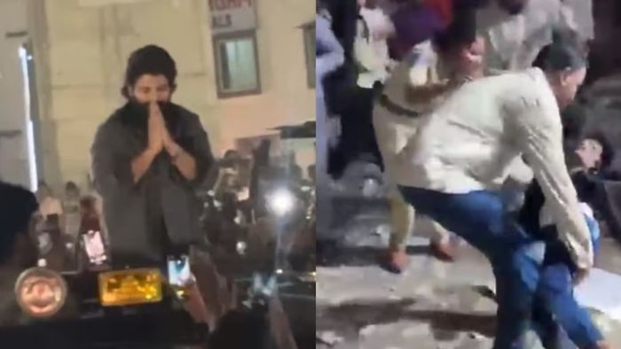 অল্লু অর্জুনের প্রচারে হুলস্থূল কাণ্ড