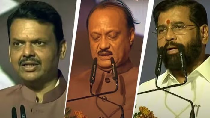 মহারাষ্ট্রে শপথগ্রহণ অনুষ্ঠান।-কোলাজ