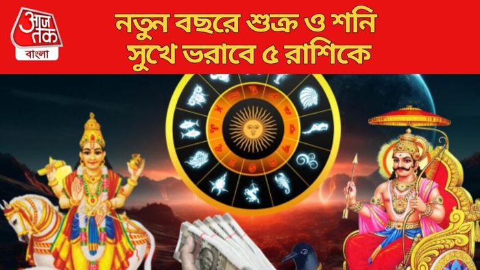 নতুন বছরে শুক্র ও শনি সুখে ভরাবে ৫ রাশিকে