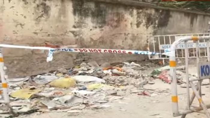 কলকাতায় উদ্ধার কাটামুণ্ড।