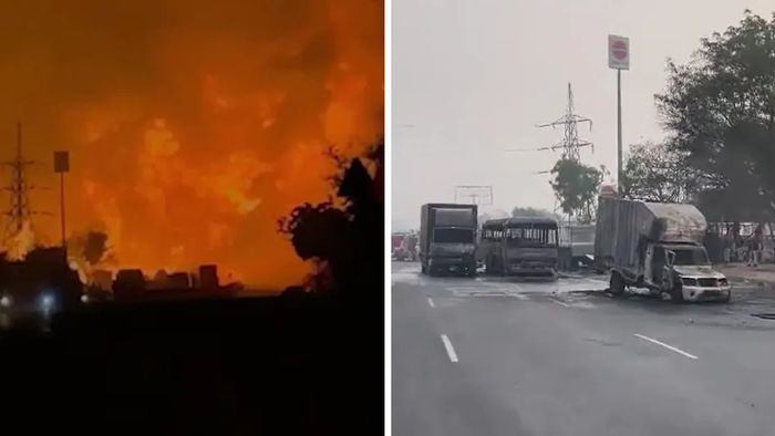 জয়পুরে বিধ্বংসী আগুন।