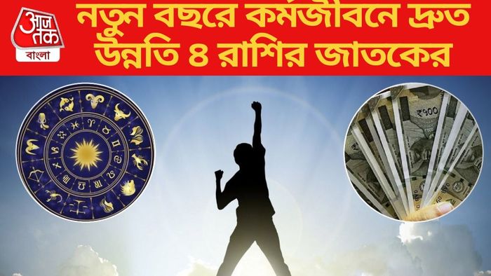 নতুন বছরে কর্মজীবনে দ্রুত উন্নতি ৪ রাশির জাতকের