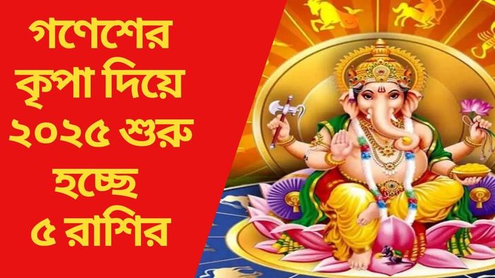 গণেশের কৃপা দিয়ে ২০২৫ শুরু হচ্ছে ৫ রাশির