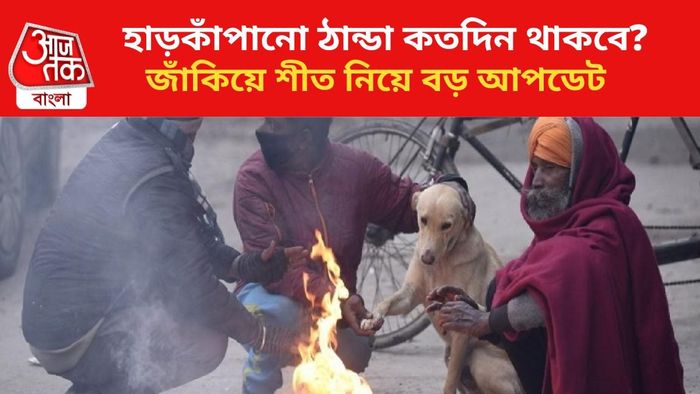 কনকনে ঠান্ডা জেলায় জেলায়। প্রতীকী চিত্র।