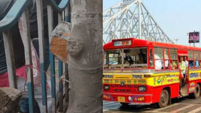 বড়বাজারে ফুটপাথে উঠে পড়ল মিনিবাস, মৃত্যু ১ মহিলার