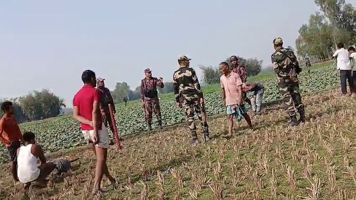 ভারত-বাংলাদেশ সীমান্তে কুচলিবাড়ি এলাকা