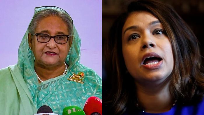 শেখ হাসিনা ও টিউলিপ সিদ্দিক।