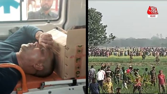 মালদায় সীমান্তে বোমাবাজি বাংলাদেশিদের, কেটে নিল ফসল, আহত ২ BSF