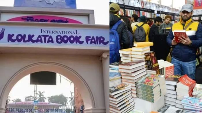 বইমেলায় বিশ্ব হিন্দু বার্তাকে স্টল গিল্ডের।