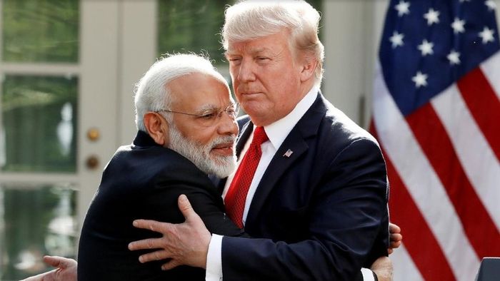 নরেন্দ্র মোদী ও ডোনাল্ড ট্রাম্প