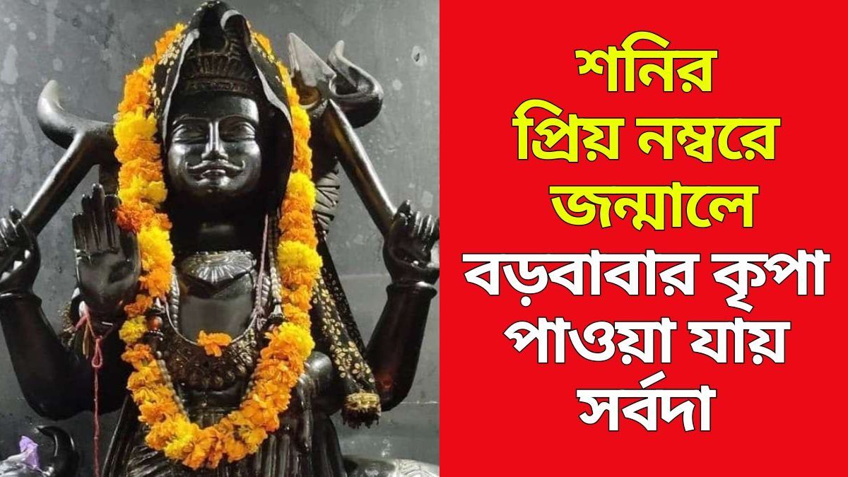শনিদেবের স্পেশাল সংখ্যা, এই তারিখে জন্মালে পাওয়া যায় বড়বাবার কৃপা