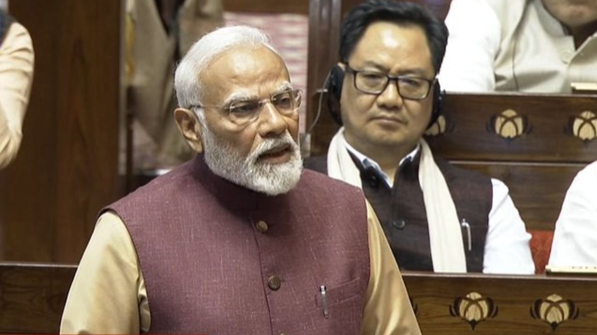 রাজ্যসভায় নরেন্দ্র মোদী