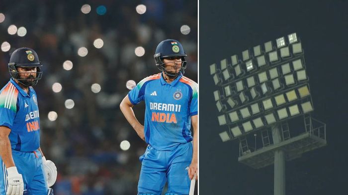 ফ্লাডলাইট বিভ্রাটে বন্ধ ম্যাচ