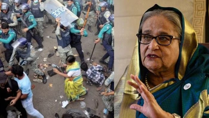 বাংলাদেশে অগাস্টে হিংসার জন্য হাসিনাই দায়ী