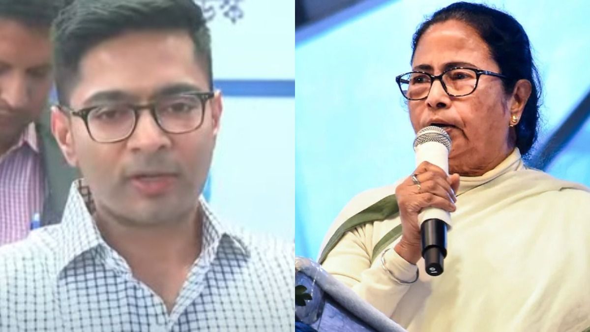 অভিষেক ও মমতা বন্দ্যোপাধ্যায়।