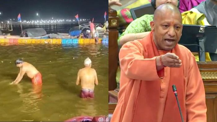 সঙ্গমের জল নিয়ে মুখ খুললেন যোগী আদিত্যনাথ।