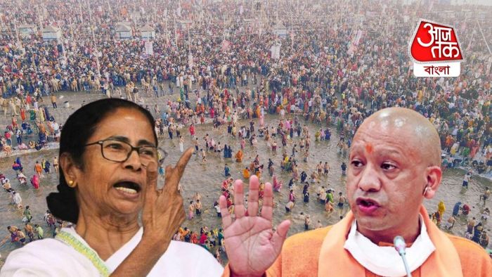 মমতা বন্দ্যোপাধ্যায় ও যোগী আদিত্যনাথ