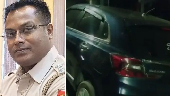 গুলিবিদ্ধ পুলিশ আধিকারিক