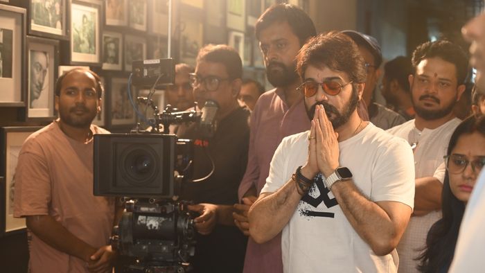 'বিজয়নগরের হীরে'-র মহরতে প্রসেনজিৎ (ছবি: সংগৃহীত)