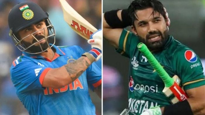 বিরাট কোহলি ও মহম্মদ রিজওয়ান