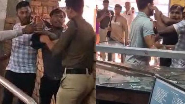 আগে টিকিটের দাবি! ব্যাণ্ডেল স্টেশনের টিকিট কাউন্টারে ভাঙচুর মত্ত যুবকদের