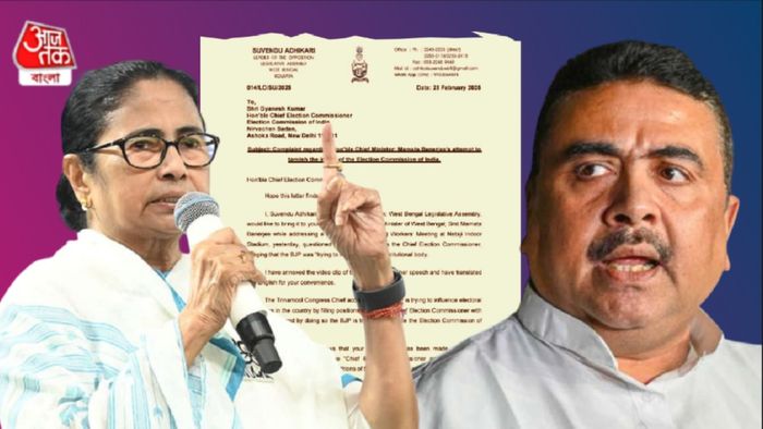 মমতার নামে কমিশনে নালিশ শুভেন্দুর।
