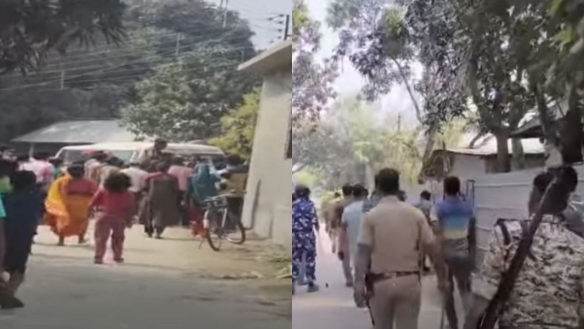 চোপড়ায় ধৃত TMC পঞ্চায়েত সদস্যকে ছিনতাই গ্রামবাসীদের