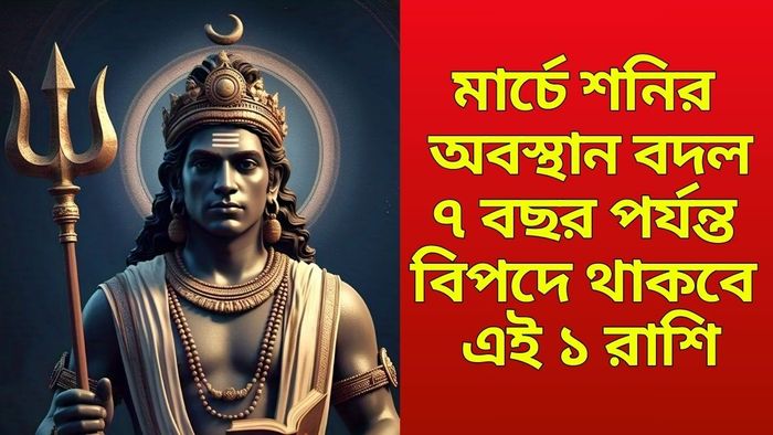 শনির কুম্ভ রাশিতে প্রবেশ মার্চে